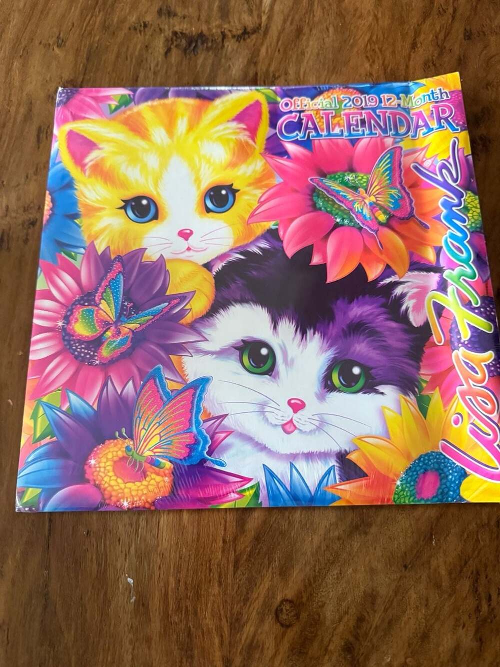 Lisa Frank Official 2019 12-Month Wall Calendar